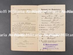 Lot de Militärpass infanterie Alsace Lorraine, Saxe Weimar, Mecklenburg. Infantry Militärpass set from Alsace Lorraine Saxony Weimar Mecklenburg — photo 3