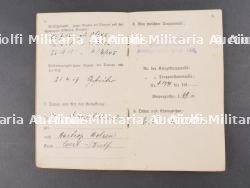 Lot de Militärpass infanterie Alsace Lorraine, Saxe Weimar, Mecklenburg. Infantry Militärpass set from Alsace Lorraine Saxony Weimar Mecklenburg — miniature 4