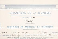Lot d'insignes et de diplômes du Groupement 34 — miniature 14