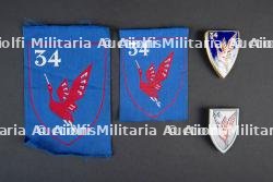 Lot de 4 Insignes du Groupement 34 — miniature 1
