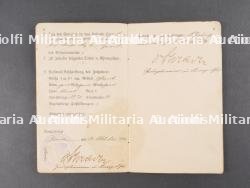 Lot de Militärpass infanterie Alsace Lorraine, Saxe Weimar, Mecklenburg. Infantry Militärpass set from Alsace Lorraine Saxony Weimar Mecklenburg — photo 12