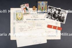 Ensemble d'insignes et de diplômes