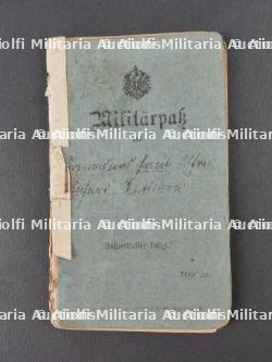 Lot de Militärpass infanterie Alsace Lorraine, Saxe Weimar, Mecklenburg. Infantry Militärpass set from Alsace Lorraine Saxony Weimar Mecklenburg — miniature 22