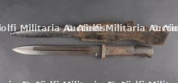 Baïonnette allemande 84-98 avec fourreau et porte fourreau. German 84-98 bayonet with scabbard and frog — photo 3