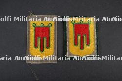 Lot d'insignes du commissariat Régional d'Auvergne