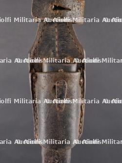 Baïonnette allemande 84-98 avec fourreau et porte fourreau. German 84-98 bayonet with scabbard and frog — miniature 5