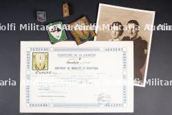 Ensemble d'insignes et de diplômes du Groupement 6