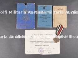 Lot Militärpass et Soldbuch de Grenadier. Militärpass and Soldbuch set of a Grenadier