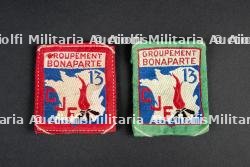 Lot d'insignes du 1er modèle du Groupement 13 — miniature 1
