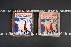 Lot d'insignes du 1er modèle du Groupement 13 — photo 1