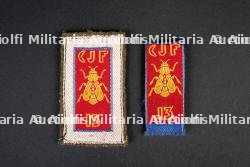 Lot d'insignes du 2ème modèle du Groupement 13