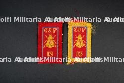 Lot d'insignes du 2ème modèle du Groupement 13