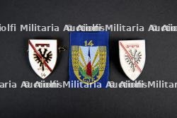 Lot d'insignes du Groupement 14