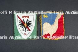Lot d'insignes du Groupement 14