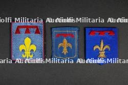 Lot d'insignes du Commissariat de Provence