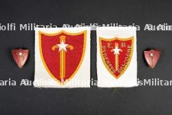 Lot d'insignes de l'école régionale des Chefs