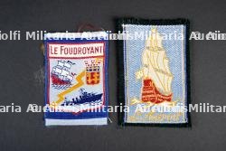 Lot d'insignes des Chantiers de la Jeunesse de la Marine