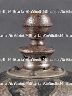 Casque à boule M1915 troupe d'artilleur prussien. M1915 ball-top helmet of a Prussian artilleryman — miniature 4