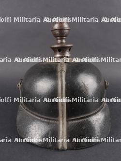 Casque à boule M1915 troupe d'artilleur prussien. M1915 ball-top helmet of a Prussian artilleryman — photo 7