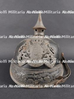 Casque à pointe Bavarois M1915. Bavarian M1915 pickelhaube