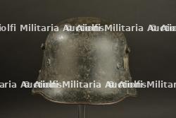 Casque reconditionne WWI. WWI reconditioned helmet. — miniature 11