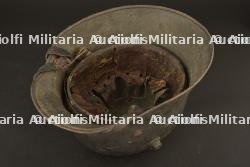 Casque WWI reconditionne. Refurbished WWI helmet. — miniature 4