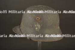 Casque WWI reconditionne. Refurbished WWI helmet. — miniature 6