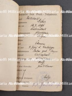Lot Soldbuch bavarois dont un du Bayerisches RIR 16 List. Set of Bavarian Soldbuch including one from Bayerisches RIR 16 List — photo 9