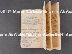 Lot Soldbuch bavarois dont un du Bayerisches RIR 16 List. Set of Bavarian Soldbuch including one from Bayerisches RIR 16 List — photo 11