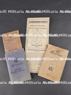 Lot de 5 documents de soldats du Württemberg. Set of five Württemberg soldier documents — photo 1