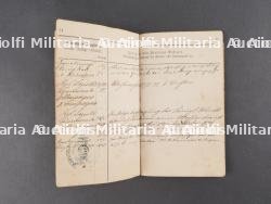 Lot de 5 documents de soldats du Württemberg. Set of five Württemberg soldier documents — photo 15