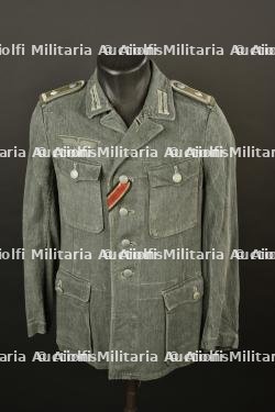 Veste de treillis allemand. German field jacket.