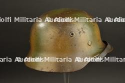Casque camoufle de la Heer. German camo helmet. — photo 12
