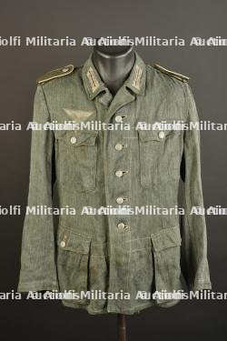 Veste treillis allemande. German field jacket.