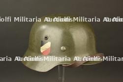 Casque double insigne. German DD Helmet.
