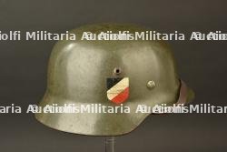 Casque double insigne. German DD Helmet. — miniature 7