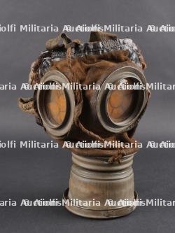 Masque anti-gaz allemand Lederschutzmaske. WWI German gas mask Lederschutzmaske — photo 12