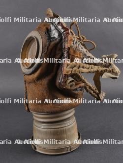 Masque anti-gaz allemand Lederschutzmaske. WWI German gas mask Lederschutzmaske — miniature 13