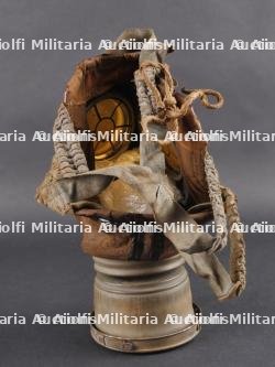 Masque anti-gaz allemand Lederschutzmaske. WWI German gas mask Lederschutzmaske — miniature 14