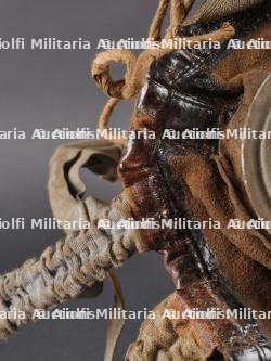 Masque anti-gaz allemand Lederschutzmaske. WWI German gas mask Lederschutzmaske — miniature 17
