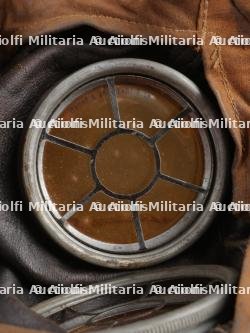 Masque anti-gaz allemand Lederschutzmaske. WWI German gas mask Lederschutzmaske — miniature 22