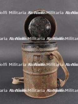 Masque anti-gaz allemand Lederschutzmaske. WWI German gas mask Lederschutzmaske — photo 8