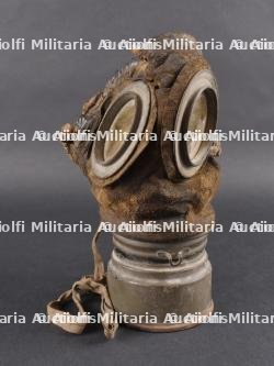 Masque anti-gaz allemand Lederschutzmaske. WWI German gas mask Lederschutzmaske — photo 12