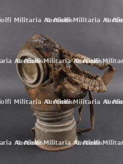 Masque anti-gaz allemand Lederschutzmaske. WWI German gas mask Lederschutzmaske — miniature 13
