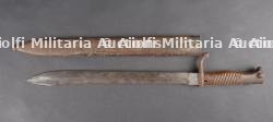 Deux baïonnettes allemandes 98-05 à dents de scie meulées. Two German 98-05 bayonets with ground-down sawbacks — miniature 4