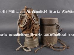 Masque anti-gaz allemand Lederschutzmaske. WWI German gas mask Lederschutzmaske — photo 1