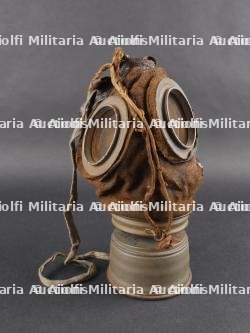 Masque anti-gaz allemand Lederschutzmaske. WWI German gas mask Lederschutzmaske — photo 11