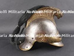 Casque de Dragon francais troupe modèle 1874. French Dragoon troop helmet model 1874 — miniature 12
