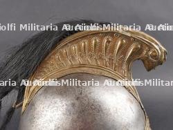 Casque de Dragon francais troupe modèle 1874. French Dragoon troop helmet model 1874 — miniature 13