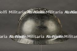 Casque Adrian 1926 Etat Français. Adrian helmet model 1926, French State — miniature 5